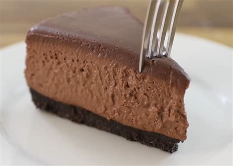 čokoládový cheesecake