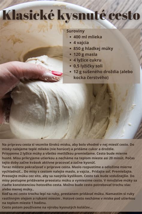 klasické kysnuté cesto