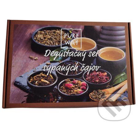 Ilustrácia rôznych druhov sypaných čajov