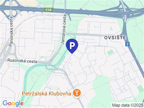 Mapa Vlasteneckého námestia v Petržalke s vyznačenou reštauráciou Pizza Chip