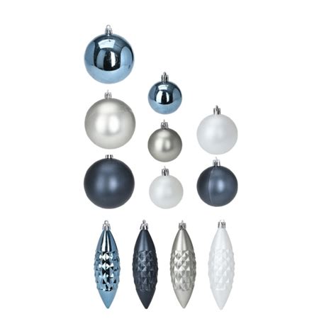 Rôzne druhy vianočných guľôčok