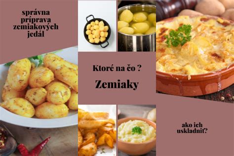 Rôzne druhy zemiakových príloh