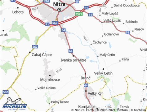 Mapa pizzerií v Nitre