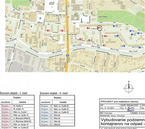 Mapa lekární v Prievidzi