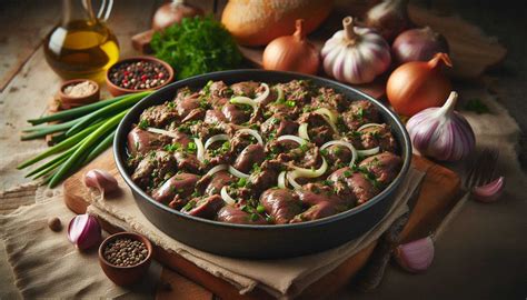 Rozmanitosť jedál z kuracej pečene