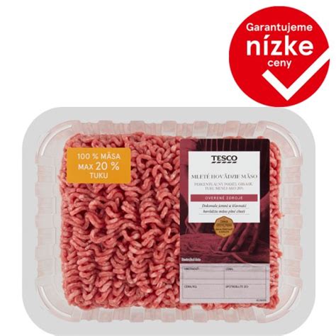 Mleté hovädzie mäso