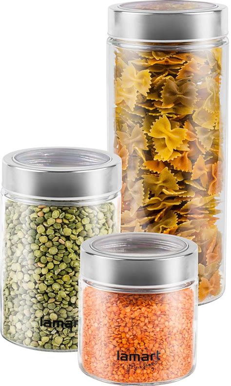 Ilustrácia rôznych typov dóz na skladovanie pečiva