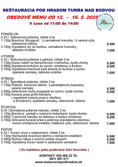 Ilustračná fotografia obedového menu s polievkou a hlavným jedlom