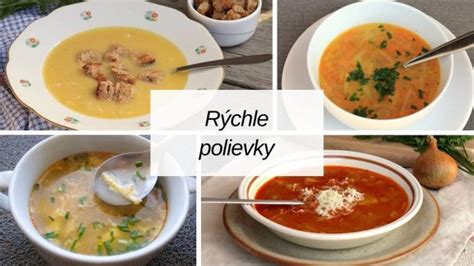 Zloženie polievky na tanieri