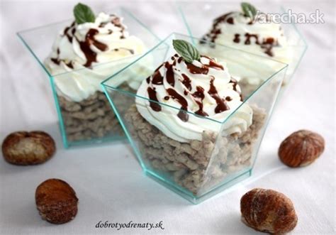 Gaštanové pyré v miske