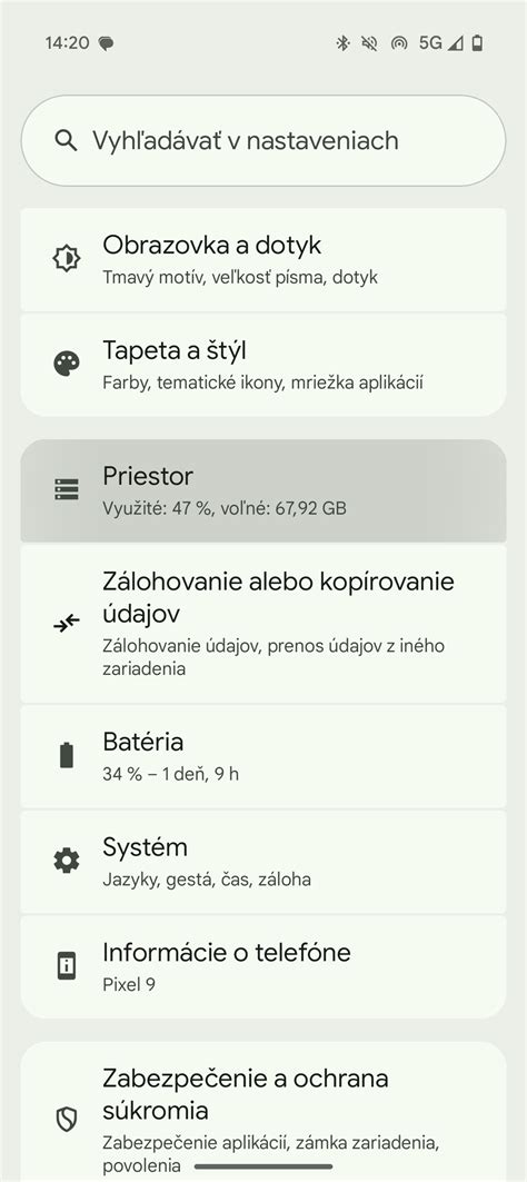 Schematické znázornenie nastavení Android telefónu s vyznačenou možnosťou vymazania vyrovnávacej pamäte.
