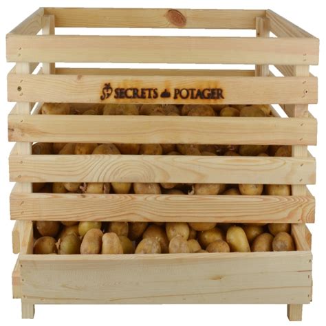 Drevená debnička na zemiaky