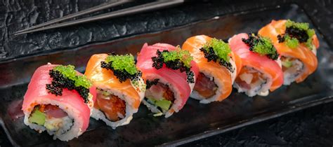 Ukážka sushi rolky Geisha roll