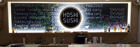 Široký výber sushi v Hoshi Sushi