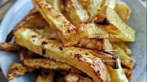 Zelerové hranolky na plechu