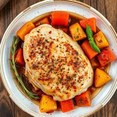 Kuracie prsia s ratatouille a slaninou