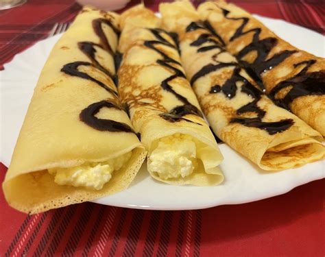 Ilustrácia rôznych surovín na palacinky