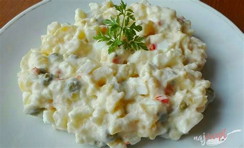Ingrediencie na majonézový šalát