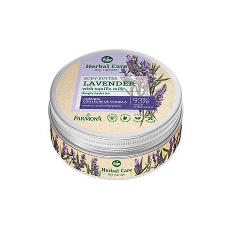 Ingrediencie pre telové maslo s levanduľou