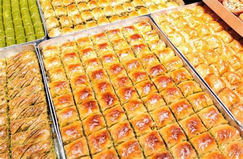 Rôzne druhy baklavy