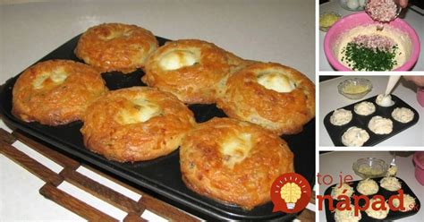 Špagetové hniezda pripravené vo forme na muffiny