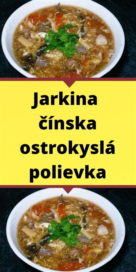 Suroviny na čínsku ostrokyslú polievku