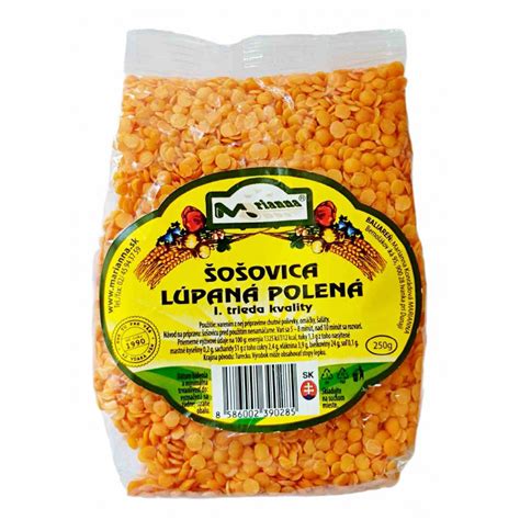 Červená šošovica v miske