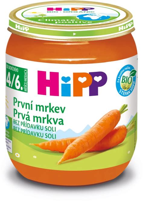 Zloženie mrkvového príkrmu HiPP