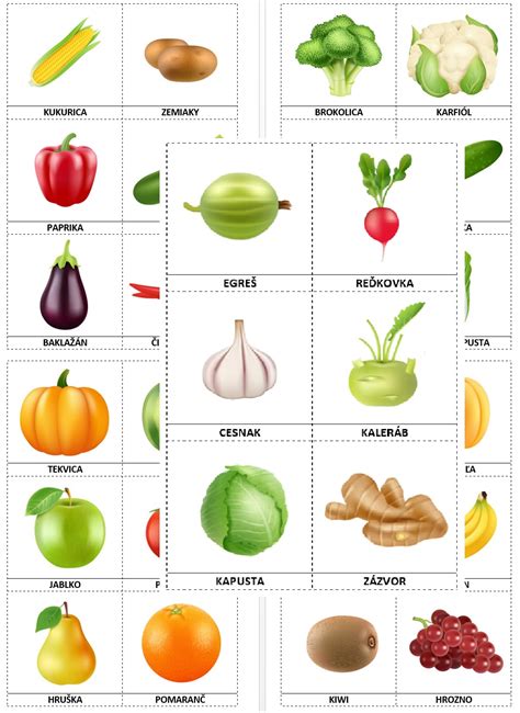 Ovocie a zelenina na výrobu džemu