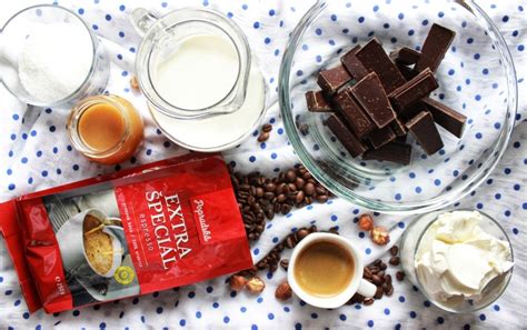 Ingrediencie na kávový krém