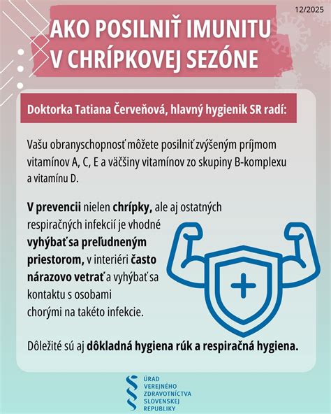 Infografika o prevencii prechladnutia a chrípky