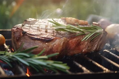 Hotový grilovaný steak