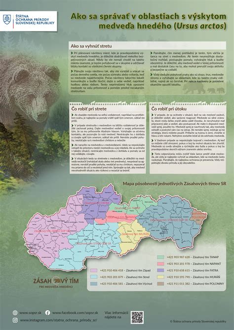 Mapa lesných oblastí s výskytom divej zveri