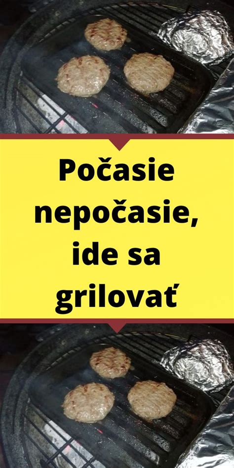 Grilovanie hamburgerov