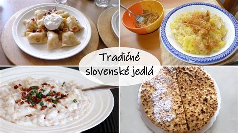 ingrediencie na tradičné slovenské jedlá