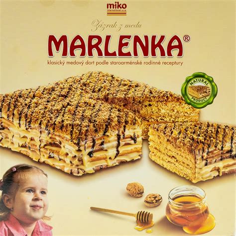 Zdobenie hotovej Marlenky