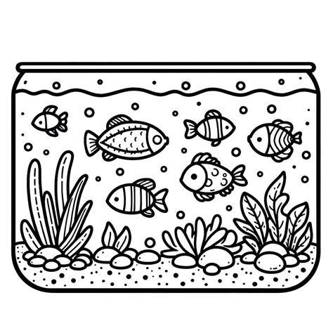 Omaľovánka s rybkami