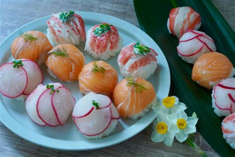 Temari sushi guľôčky