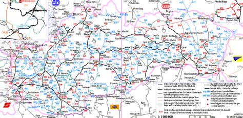 mapa východného Slovenska s vyznačenými centrami výroby eko tašiek