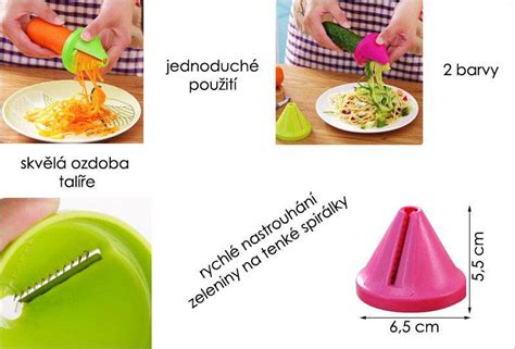 Ilustrácia kuchynského nástroja spiralizér