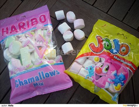 Rôzne druhy marshmallow cukríkov