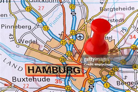 Mapa prístavu Hamburg