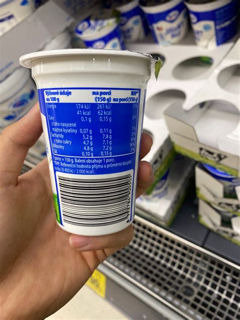 Zloženie nízkotučného jogurtu