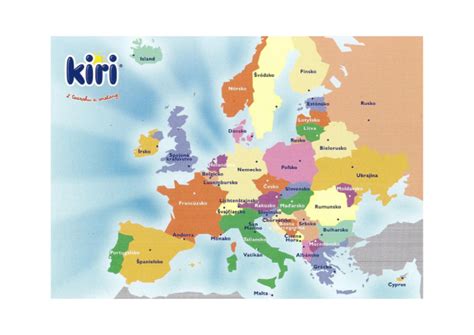Mapa Európy s vyznačenými krajinami, kde sú sladké zemiaky populárne