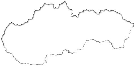 Mapa Slovenska s vyznačenou oblasťou Orava