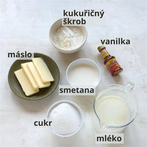 Základné suroviny na koláč