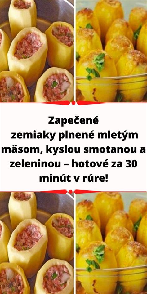 Zemiaky plnené bryndzou a zapečené v rúre