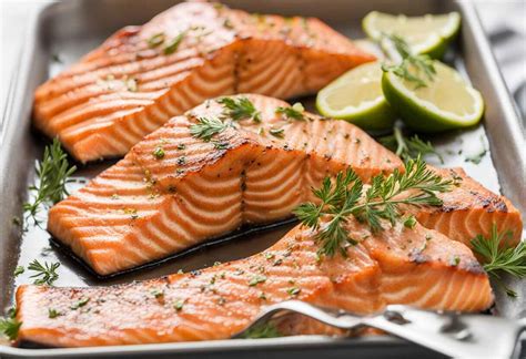 Čerstvé filety lososa na panvici