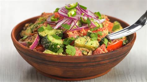 Ingrediencie na gruzínsky šalát