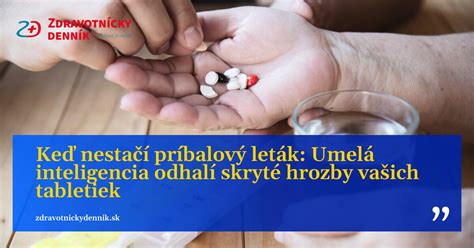 Tabuľka možných liekových interakcií